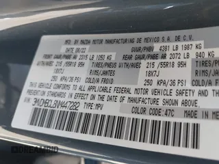 2022 Mazda CX-30 2.5 S Preferred Package with VIN 3MVDMBCL8NM447282, listed as a IAAI auction lot 41467530 with 15,288 mi miles. Bid and sale history available at carsss.com. Image 9.