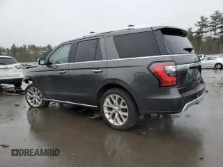 2019 Ford Expedition Platinum with VIN 1FMJU1MT7KEA23974, listed as a Copart auction lot 53355755 with 81,916 mi miles and Salvage title. Bid and sale history available at DreamBid. Image 2.