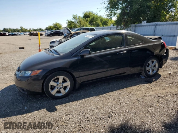 2006 Honda Civic Cpe EX with VIN 2HGFG12896H004066, listed as a Copart auction lot 69800184 with 266,610 mi miles and Salvage Title. Bid and sale history available at carsss.com. Image 1.