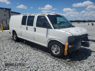 2011 Chevrolet Express Cargo with VIN 1GCWGGCA1B1130496, listed as a Copart auction lot 55515135 with 212,589 mi miles and Salvage title. Bid and sale history available at DreamBid. Image 4.