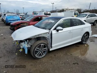 2019 Audi A3 Sedan Premium Plus with VIN WAUJEGFF3K1020148, listed as a Copart auction lot 44443714 with 37,891 mi miles. Bid and sale history available at carsss.com. Image 1.