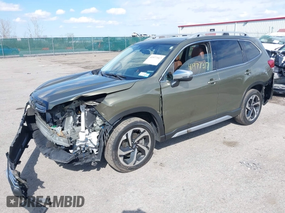 2023 Subaru Forester Touring with VIN JF2SKARC5PH474450, listed as a IAAI auction lot 41977317 with 31,220 mi miles. Bid and sale history available at carsss.com. Image 2.