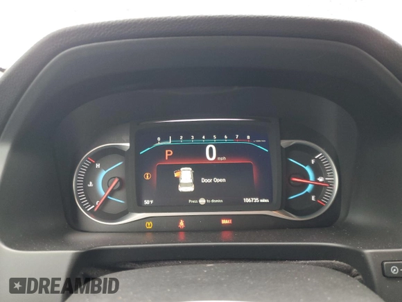 2019 Honda Pilot Touring 8-Passenger with VIN 5FNYF6H94KB056213, listed as a Copart auction lot 56429585 with 106,735 mi miles and Salvage title. Bid and sale history available at DreamBid. Image 9.