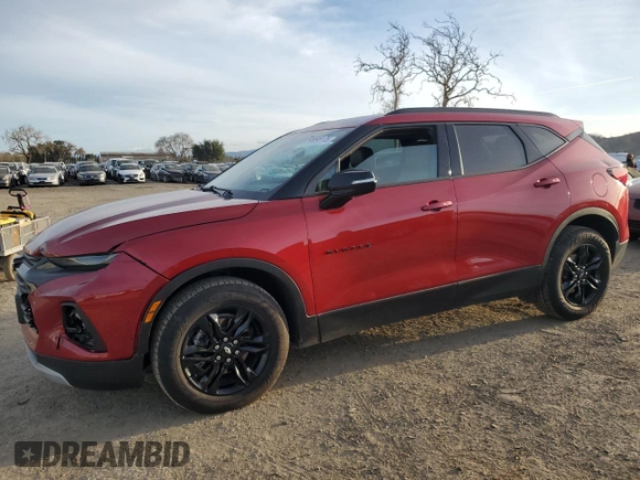 2021 Chevrolet Blazer LT с VIN 3GNKBJRS0MS522923, выставлен на аукционе Copart как лот 45695175 с пробегом 60 613 миль миль и Списание • Salvage title. История ставок и продаж доступна на DreamBid. Изображение 1.