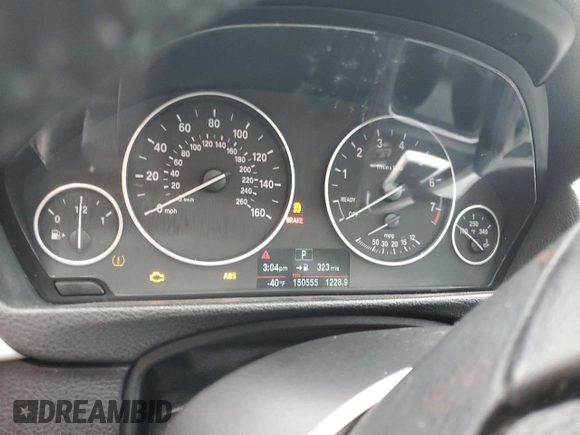 2013 BMW 3 Series 328i xDrive with VIN WBA3B5G50DNS03529, listed as a Copart auction lot 85566674 with 150,555 mi miles and Salvage Title. Bid and sale history available at carsss.com. Image 9.