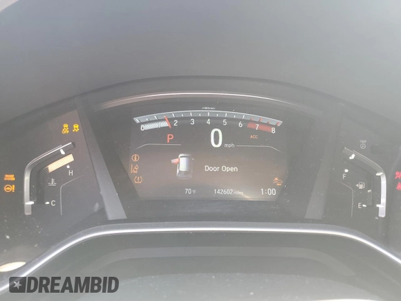 2017 Honda CR-V EX-L with VIN 2HKRW1H84HH518262, listed as a Copart auction lot 46654945 with 142,602 mi miles and Salvage Title. Bid and sale history available at carsss.com. Image 9.
