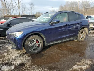 2019 Alfa Romeo Stelvio z VIN ZASPAKAN8K7C59404, wystawiony jako Copart lot #45205905 z przebiegiem 39 517 mil mil oraz Szkoda całkowita • Salvage title. Historia ofert i sprzedaży dostępna na DreamBid. Obrazek 1.