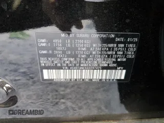 2025 Subaru Outback Limited with VIN 4S4BTANC5S3207425, listed as a Copart auction lot 49623795 with 571 mi miles and Salvage Title. Bid and sale history available at carsss.com. Image 15.