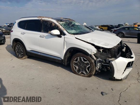 2022 Hyundai Santa Fe Limited with VIN 5NMS44AL5NH375192, listed as a Copart auction lot 47259555 with 61,009 mi miles and Non Repairable. Bid and sale history available at carsss.com. Image 4.