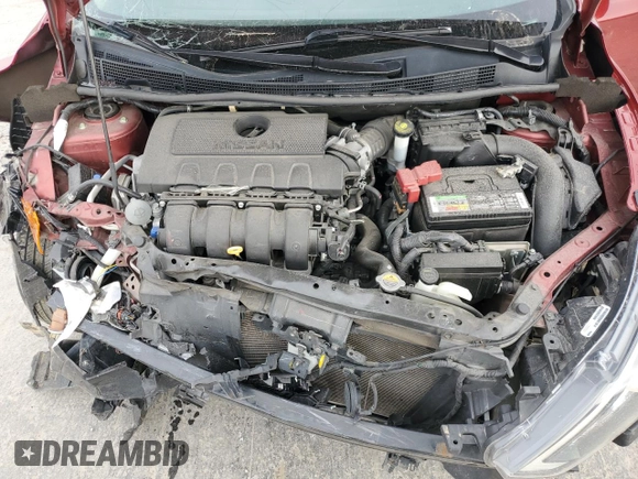 2019 Nissan Sentra SV with VIN 3N1AB7AP9KY225371, listed as a Copart auction lot 48354345 with 92,611 mi miles and Salvage Title. Bid and sale history available at DreamBid. Image 11.