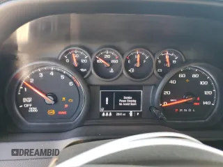 2024 Chevrolet Silverado 1500 Custom with VIN 1GCPDBEK1RZ116972, listed as a Copart auction lot 81566254 with 2,841 mi miles and Salvage Title. Bid and sale history available at DreamBid. Image 9.