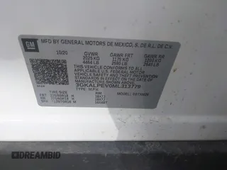 2021 GMC Terrain SLT z VIN 3GKALPEV0ML313779, wystawiony jako IAAI lot #42060803 z przebiegiem 83 967 mil mil oraz . Historia ofert i sprzedaży dostępna na DreamBid. Obrazek 9.