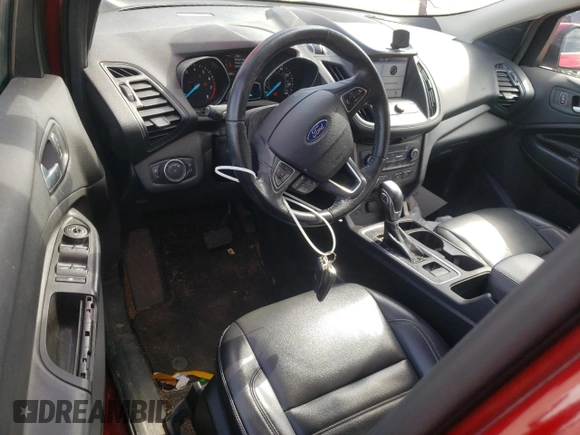 2019 Ford Escape SEL with VIN 1FMCU9HD6KUA68341, listed as a Copart auction lot 50228695 with 132,695 mi miles and Salvage Title. Bid and sale history available at DreamBid. Image 8.