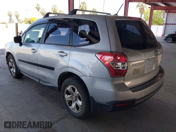 2015 Subaru Forester 2.5i with VIN JF2SJAAC2FG485649, listed as a IAAI auction lot 42161621 with 153,077 mi miles. Bid and sale history available at carsss.com. Image 3.