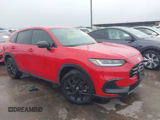 2024 Honda HR-V Sport with VIN 3CZRZ1H54RM703589, listed as a IAAI auction lot 42174667 with 8,569 mi miles and . Bid and sale history available at DreamBid. Image 1.