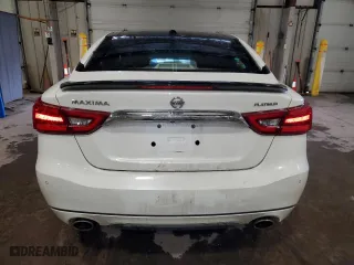 2018 Nissan Maxima SL with VIN 1N4AA6AP9JC408356, listed as a Copart auction lot 43389525 with 43,568 mi miles and Salvage Title. Bid and sale history available at carsss.com. Image 6.
