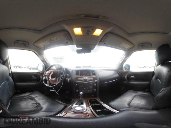 2018 Nissan Armada Platinum with VIN JN8AY2NFXJ9330364, listed as a IAAI auction lot 41572672 with 134,787 mi miles. Bid and sale history available at carsss.com. Image 18.