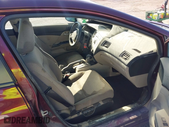 2013 Honda Civic LX z VIN 19XFB2F56DE014582, wystawiony jako IAAI lot #41981527 z przebiegiem Nie podano mil oraz . Historia ofert i sprzedaży dostępna na DreamBid. Obrazek 5.