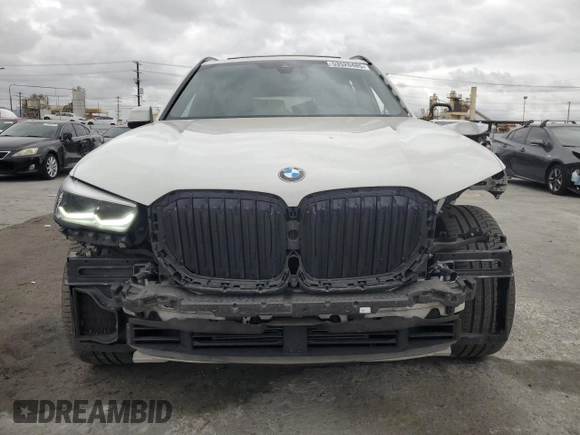 2023 BMW X5 xDrive40i with VIN 5UXCR6C02P9P07428, listed as a Copart auction lot 53520485 with 46,006 mi miles and Salvage title. Bid and sale history available at DreamBid. Image 5.
