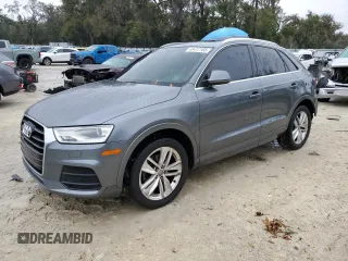 2016 Audi Q3 Premium Plus with VIN WA1BFCFS8GR011586, listed as a Copart auction lot 45412185 with 122,595 mi miles and Salvage Title. Bid and sale history available at carsss.com. Image 1.