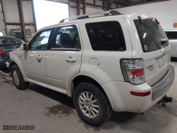 2009 Mercury Mariner Premier with VIN 4M2CU87779KJ14155, listed as a IAAI auction lot 41520138 with 175,980 mi miles. Bid and sale history available at carsss.com. Image 3.