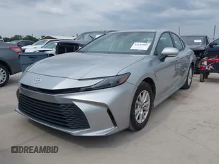 2025 Toyota Camry LE with VIN 4T1DAACK5SU000942, listed as a IAAI auction lot 42144009 with 23,505 mi miles and . Bid and sale history available at DreamBid. Image 17.