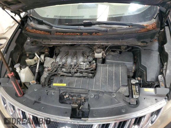 2009 Nissan Murano S with VIN JN8AZ18W49W100268, listed as a Copart auction lot 51925865 with 184,121 mi miles and Salvage Title. Bid and sale history available at carsss.com. Image 12.