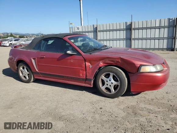 2002 Ford Mustang Deluxe с VIN 1FAFP44422F163443, выставлен на аукционе Copart как лот 57532435 с пробегом 209 356 миль миль и Списание • Salvage title. История ставок и продаж доступна на DreamBid. Изображение 4.