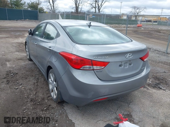 2013 Hyundai Elantra GLS with VIN KMHDH4AE3DU919481, listed as a IAAI auction lot 41971439 with 176,053 mi miles and . Bid and sale history available at DreamBid. Image 3.