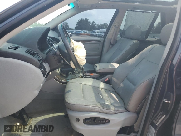2005 BMW X5 3.0i with VIN 5UXFA13515LY21536, listed as a Copart auction lot 72695614 with 201,907 mi miles and Non Repairable. Bid and sale history available at carsss.com. Image 7.