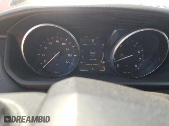 2017 Land Rover Range Rover Sport HSE with VIN SALWR2FV9HA677335, listed as a Copart auction lot 55088705 with 124,453 mi miles and Salvage Title. Bid and sale history available at DreamBid. Image 9.