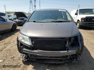 2013 Honda Odyssey Touring with VIN 5FNRL5H98DB078614, listed as a Copart auction lot 80188214 with 166,219 mi miles and Salvage Title. Bid and sale history available at carsss.com. Image 5.