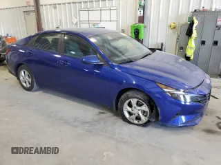 2023 Hyundai Elantra SE with VIN KMHLL4AG9PU594965, listed as a Copart auction lot 62406545 with 21,594 mi miles and Salvage title. Bid and sale history available at DreamBid. Image 4.