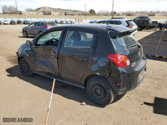 2015 Mitsubishi Mirage DE with VIN ML32A3HJ4FH000844, listed as a Copart auction lot 49234775 with 129,212 mi miles and Salvage Title. Bid and sale history available at carsss.com. Image 2.