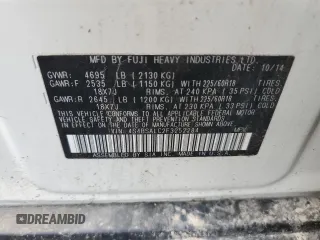 2015 Subaru Outback Limited with VIN 4S4BSALC2F3252284, listed as a Copart auction lot 55991145 with Not Provided miles and Salvage Title. Bid and sale history available at DreamBid. Image 14.