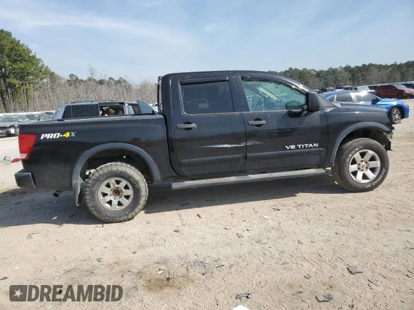 2013 Nissan Titan Pro-4X with VIN 1N6BA0EC2DN309936, listed as a Copart auction lot 49400675 with 269,815 mi miles and Salvage Title. Bid and sale history available at DreamBid. Image 3.