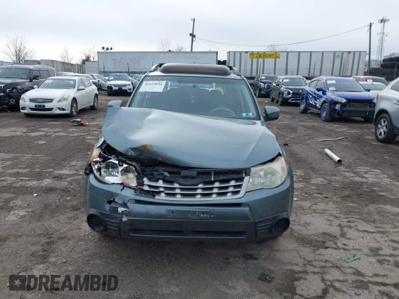 2011 Subaru Forester 2.5X Premium with VIN JF2SHADC5BH718113, listed as a IAAI auction lot 41619896 with 102,261 mi miles. Bid and sale history available at carsss.com. Image 6.