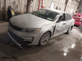 2018 Kia Optima S with VIN 5XXGT4L35JG263409, listed as a IAAI auction lot 41646396 with 97,793 mi miles. Bid and sale history available at carsss.com. Image 17.