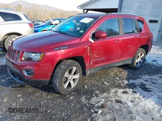 2016 Jeep Compass High Altitude Edition with VIN 1C4NJDEB7GD573341, listed as a IAAI auction lot 41269547 with 67,781 mi miles. Bid and sale history available at carsss.com. Image 18.