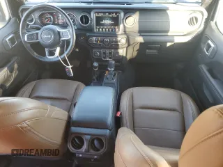 2022 Jeep Wrangler Unlimited Sahara with VIN 1C4HJXEG9NW191002, listed as a Copart auction lot 42486595 with 21,301 mi miles and Salvage title. Bid and sale history available at DreamBid. Image 8.