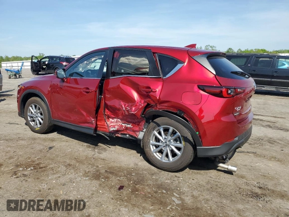 2023 Mazda CX-5 S Select with VIN JM3KFBBM2P0242664, listed as a Copart auction lot 55022895 with 14,129 mi miles and Salvage Title. Bid and sale history available at DreamBid. Image 2.