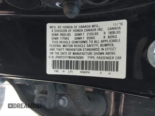 2017 Honda Civic EX-L с VIN 2HGFC1F78HH636069, выставлен на аукционе IAAI как лот 42489304 с пробегом 97 876 миль миль и . История ставок и продаж доступна на DreamBid. Изображение 9.