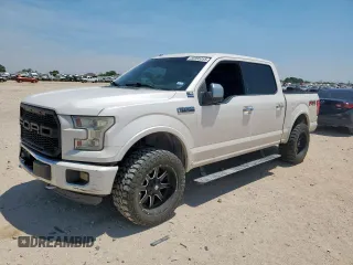 2015 Ford F-150 XLT with VIN 1FTEW1EF7FFA29086, listed as a Copart auction lot 56995355 with 179,859 mi miles and Salvage title. Bid and sale history available at DreamBid. Image 1.