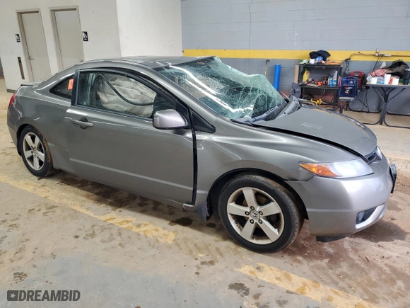 2008 Honda Civic Cpe EX-L with VIN 2HGFG12998H578078, listed as a Copart auction lot 41621285 with 0 mi miles and Salvage Title. Bid and sale history available at carsss.com. Image 4.