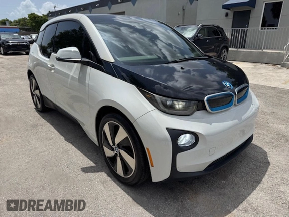2014 BMW i3 with VIN WBY1Z2C54EV284626, listed as a Copart auction lot 61809165 with 27,008 mi miles and Clean title. Bid and sale history available at DreamBid. Image 4.