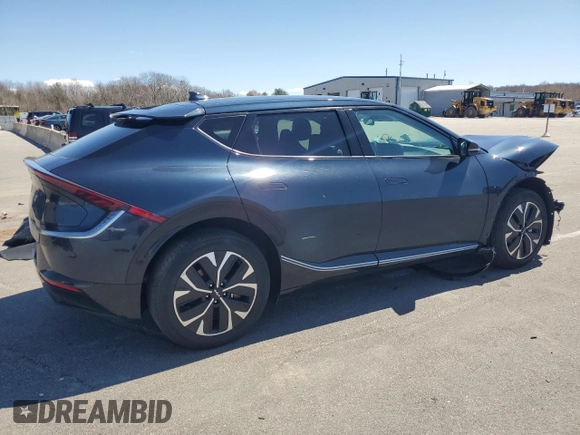 2023 Kia EV6 Wind with VIN KNDC34LA6P5129812, listed as a Copart auction lot 53343035 with 0 mi miles and Clean Title. Bid and sale history available at carsss.com. Image 3.