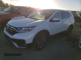 2020 Honda CR-V EX with VIN 2HKRW2H59LH673670, listed as a Copart auction lot 38844093 with 20,927 mi miles. Bid and sale history available at carsss.com. Image 1.