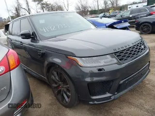 2022 Land Rover Range Rover Sport HST with VIN SALWS2RUXNA238891, listed as a IAAI auction lot 41927731 with 17,781 mi miles and . Bid and sale history available at DreamBid. Image 1.
