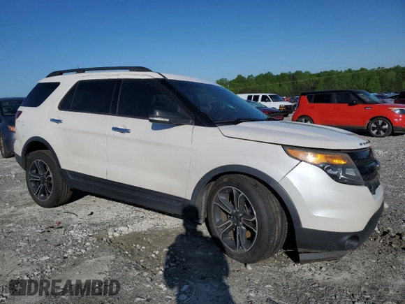 2014 Ford Explorer Sport with VIN 1FM5K8GT7EGA41606, listed as a Copart auction lot 51843465 with 291,783 mi miles and Salvage title. Bid and sale history available at DreamBid. Image 4.