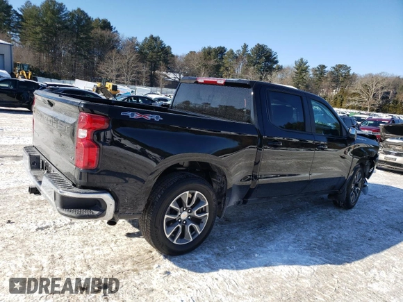 2024 Chevrolet Silverado 1500 LT with VIN 3GCPDKEK8RG450237, listed as a Copart auction lot 42114045 with 111 mi miles and Salvage Title. Bid and sale history available at carsss.com. Image 3.